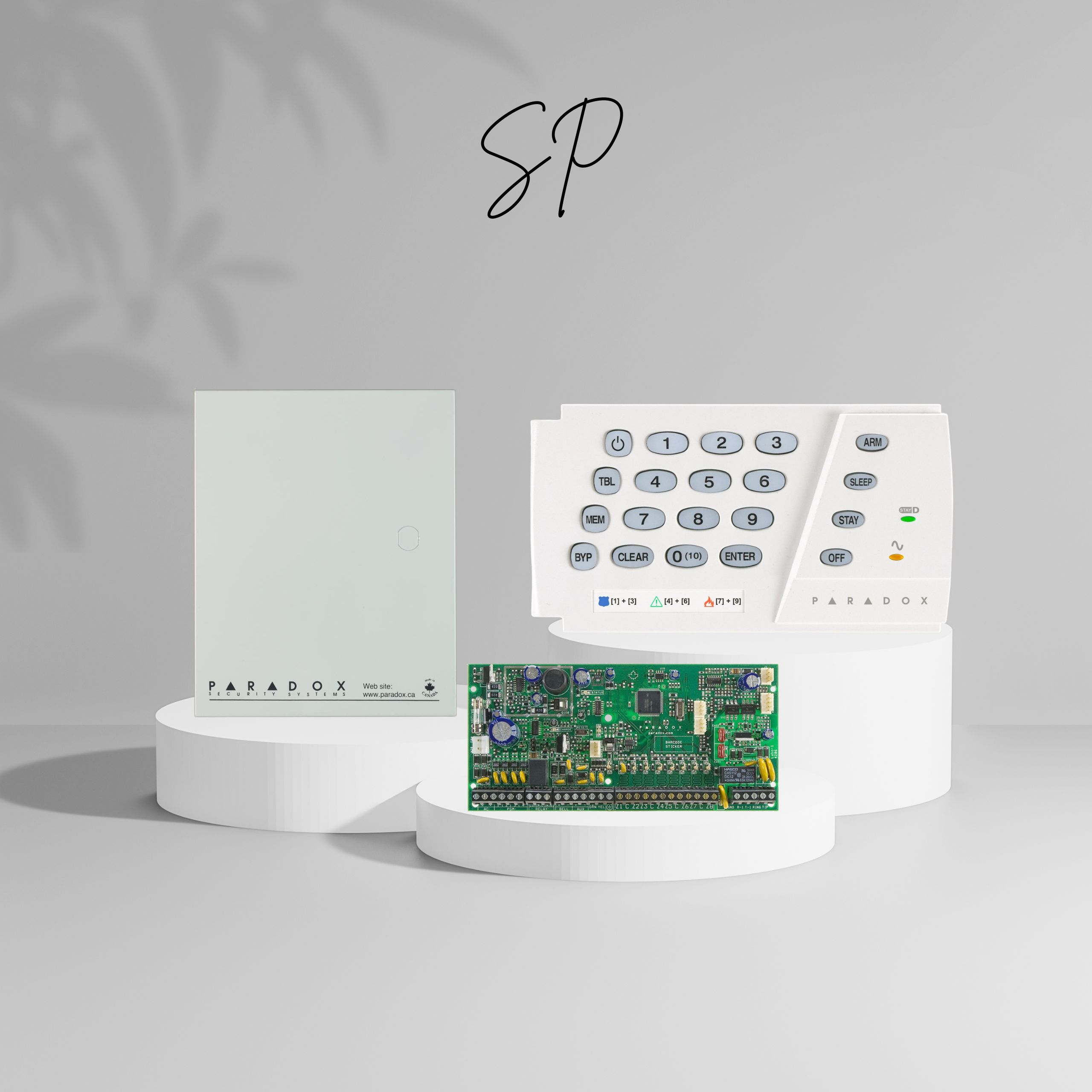 sp6000+k636 کنترل پنل 8 زون SP6000 به همراه کی پد K636 + جعبه فلزی - تصویر 1